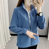 levne Fleece a 3 v 1 bundy-Dámské Dağcı Ceketi Fleecová bunda Termo bunda Zima Venkovní Termální Vrchní část oděvu Modrá Tmavomodrá Světle modrá