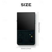 abordables Consoles de Jeux Vidéo-Console de jeu portable rétro open source T16 Max 64 Go, 5 couleurs disponibles, lecteur vidéo portable, système Linux, écran IPS de 4,0 pouces