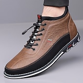 preiswerte Sneaker für Herren-braune High-Top-Wanderschuhe für Herren – bequeme Schnürschuhe für große Füße, Reisen und lange Wanderungen