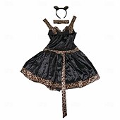 economico Costume da Animale-Vestito Costume Cosplay Copricapo Fantasia animale Patinata Costume Sexy Adulti Per donna Halloween Feste Halloween Performance Vestirsi