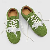 abordables Baskets-Baskets rétro à lacets en daim pour hommes, chaussures décontractées légères pour le style urbain et les tenues de week-end