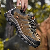 cheap Hiking Boots-Men's Durable Hiking Shoes with Anti-Slip Sole, Shock-Absorbing Outdoor Trekking Sneakers for Climbing, Camping and Travel