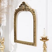 halpa Kuvakehykset-Vintage-kultainen 3D-kukkakaarihartsikehys – eurooppalaistyylinen koristeellinen seinävaate kotitaiteeseen, valokuvausrekvisiittaan, mökin sisustukseen ja juhlavaan tunnelmaan