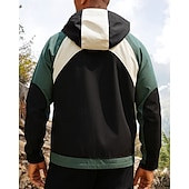 abordables Chaquetas impermeables-Hombre Cortavientos Chaqueta Chaqueta Softshell Chaqueta para senderismo Al aire libre Impermeable Resistente al Viento Trajes de senderismo Ropa de senderismo Primavera Otoño Camiseta Camping