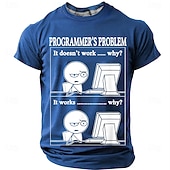 ieftine Tricouri amuzante pentru bărbați-Bărbați Argou amuzant Tricou Manșon scurt Tricou Tipărire 3D Stil Nautic Cămașă Modă Zilnic Stradă Zilnic Negru Roșu-aprins Albastru piscină Vară Primăvară Îmbrăcăminte S M L XL XXL XXXL