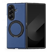 economico Cover Samsung-telefono Custodia Per Samsung Galaxy Piegatura a Z 7 Z Fold 6 Z Fold 5 Z Fold 4 Copertura Posteriore Magnetico Cavalletto Resistente agli urti Retrò TPU Pelle PU