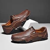 halpa Miesten loaferit ja nauhattomat kengät-Miesten ruskeat slip-on-mokkasiinit ajokengät – joustavat ja rennot loaferit viikonloppumatkoille, työmatkoille ja kesäretkille