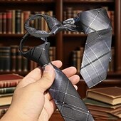 economico Cravatte e papillon da uomo-Per uomo Cravatte Classico Strisce e Quadri Serata Formale Data Festa &amp; Sera