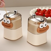 economico Utensili e gadget da cucina-distributore automatico di stuzzicadenti a comparsa, design creativo a pulsante con simpatici adesivi a forma di cartone animato, ideale per l&#039;uso in cucina e sul tavolo da pranzo