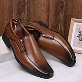 levne Pánské nazouváky a mokasíny-Pánské nazouvací společenské boty - mokasíny s hranatou špičkou pro business casual do kanceláře, na svatbu i na každodenní nošení
