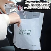 baratos Produtos de limpeza-Pacote com 100 sacos de lixo descartáveis grossos – sacos de vômito duráveis para carro, cozinha, quarto, escritório, viagens, acampamento &amp;uso de escritório