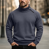 economico Felpa Tattica-Per uomo Maglia Felpa con cappuccio Felpa con cappuccio in pile Felpa con zip corta Felpa con cappuccio tattica Nero Grigio scuro Con Cappuccio Semplice Cerniera Sport &amp; Outdoor Casuale Quotidiano