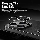 Χαμηλού Κόστους iPhone Θήκες-τηλέφωνο tok Για iPhone 17 Pro Max 17 Air 16 Pro Max Plus 16 Πίσω Κάλυμμα με βάση στήριξης Ανθεκτική σε πτώσεις Ρετρό TPU PU δέρμα