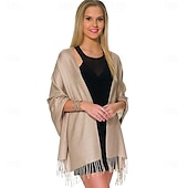 cheap Wedding Guest Wraps-Pashmina Shawls and Wraps for Evening Dresses Large Soft Pashminas Wedding Shawl