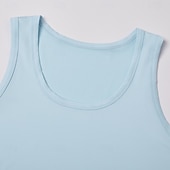 preiswerte Fitness Tank-Tops-Herren Tank Top Weste Unterhemd Ärmelloses Shirt Ärmellos Rundhalsausschnitt Sommer Einfarbig Einfach Mode Klassisch Bequem Straße Lässig Sport Schwarz Weiß Rote Top T-Shirt für Herren