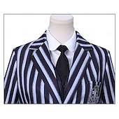 levne Klasický horor-Středa Addams Addamsova rodina středa Kostým Školní uniforma Krásné šaty cosplay Filmové kostýmy for Dámské Dospělí předvečer Všech svatých Karneval Výkon Párty Šaty