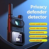 abordables Capteurs et alarmes de sécurité-Détecteur de caméra avec écran OLED, nouveau détecteur de caméra invisible multifonctionnel et détecteur de bugs, détecteur de caméra invisible GPS, scanner de signal RF, détecteur de caméra pour