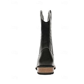 levne Cowboy &amp; Western Boots-Pánské kovbojské boty - jezdecké boty ve westernovém stylu do poloviny lýtek, odolná klasická westernová obuv pro ležérní ranč, rodeo a každodenní kovbojský outfit