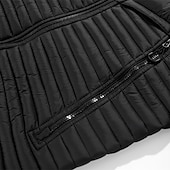 economico Piumini e parka da uomo-Per uomo Cappotto Invernale Giacca imbottita Giacca Imbottita Tasca Poliestere Vacanza Abbigliamento quotidiano Data Regolare Moda Casual Confortevole Calore Termico Inverno Blocco di colori Grigio