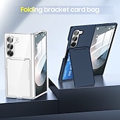 Χαμηλού Κόστους Samsung Θήκη-τηλέφωνο tok Για Samsung Galaxy Z Fold 7 Z Διπλώστε 6 Z Fold 5 Πίσω Κάλυμμα Σταντ ποδηλάτου Υποδοχή κάρτας Ανθεκτική σε πτώσεις Ρετρό PC
