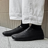 tanie Mokasyny i trzewiki męskie-męskie białe, casualowe buty wsuwane – lekkie i wygodne trampki do codziennego chodzenia, podróży i wypoczynku