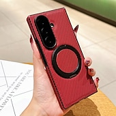 economico Cover Samsung-telefono Custodia Per Samsung Galaxy Piegatura a Z 7 Z Fold 6 Z Fold 5 Z Fold 4 Copertura Posteriore Cavalletto Resistente agli urti Retrò TPU Pelle PU
