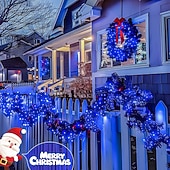 levne Solární řetězec světla-2 ks 10M/33FT 100 LED Korálky Venkovní IP44 Voděodolné Solární Fairy Světelný Řetěz Halloween Svatební Valentýna Dvůr Trávník Zahrada Festivalová Atmosféra Dekorace Měděný Drát Světlo