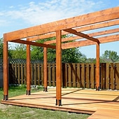 abordables Matériaux de Construction-Ensemble de supports d&#039;ancrage réglables pour poteaux de terrasse de 1,5 x 1,5, 2 x 2, 2 x 4 et 4 x 4, support en métal lourd pour clôture en bois et gazebo