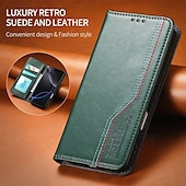cheap iPhone Cases-Phone Case For iPhone 17 Pro Max 17 Air 16 15 14 Pro Max Plus 16e 13 Pro Max Back Cover with Wrist Strap Kickstand Card Slot Retro TPU PU Leather