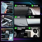 ieftine Serviciul vehiculului-Suport auto ultra magnetic flexibil, cu aspirație puternică, suport reglabil pentru bord, suport magnetic pliabil pentru telefon mobil, suport universal pentru navigație GPS