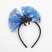 economico Costumi di Halloween per bambini-Bambini Ragazze Accessori per capelli Dolce Quotidiano Ferie Floreale Fiocco Nero Bianco