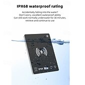 ieftine Dispozitive GPS Auto-Bluetooth (doar iOS) Tracke IP68 impermeabil reîncărcabil etichetă inteligentă localizator chei cu sunet card de urmărire a articolelor pentru chei portofel bagaje rucsac valize pașaport