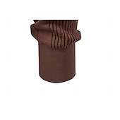 billige Herre Elite Genser og Cardigans-Herre Pullover genser Strikke Vanlige topper Fargeblokk Knapper Helfarge Polokrage Årgang Daglig Skole Hjem Klær Vår Høst Blå Brun S M L