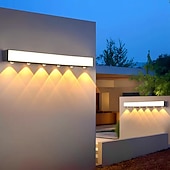 Недорогие наружные настенные светильники-Светодиодный настенный светильник, алюминиевый, водонепроницаемый, IP65, настенный светильник для сада, декоративный настенный светильник для балкона