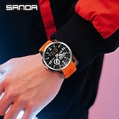cheap Digital Watches-SANDA Fashion Brand Sport Electronics Watches Gift for men Outdoors Analog Digital Man Watch Luminous Waterproof Backlight Wristwatch