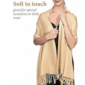 abordables Châles-Écharpe pashmina douce et soyeuse Achillea pour femmes, châle enveloppant pour robes de soirée, demoiselles d&#039;honneur, mariages &amp;vêtements de tous les jours