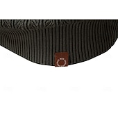 זול סוודרים וקרדיגנים אליטיסטיים לגברים-בגדי ריקוד גברים סוודר סוודר לִסְרוֹג חולצות רגילות סרוג כפתורים צבע אחיד צווארון מתקפל וינטאג' יום יומי בית הספר בית ביגוד אביב סתיו שחור חאקי S M L