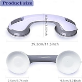 Недорогие Личный уход и здоровье-2 поручня для ванны и душа, ручка для душа с мощным всасыванием, защитные поручни для стула для душа, поручень для ванной комнаты для пожилых людей