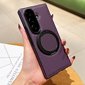 economico Cover Samsung-telefono Custodia Per Samsung Galaxy Piegatura a Z 7 Z Fold 6 Z Fold 5 Z Fold 4 Copertura Posteriore Cavalletto Resistente agli urti Retrò TPU Pelle PU