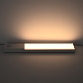 billige Julelys-1/3 stk. PIR-bevegelsessensorlys USB-lading magnetisk lang stripe LED-skaplys hjemmegarderobe vinskap skoskap korridor trappebelysning