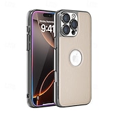 お買い得  iPhone用ケース-電話 ケース 用途 iPhone 16 15 14 Pro Max Plus 13 Pro Max バックカバー ワイヤレス充電をサポート 耐衝撃 レトロ風 TPU PUレザー
