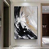 Handmade abstract oil painting Hand Painted ABSTRACT Oil Painting Wall Modern Fashion Abstract Black White Canvas Painting Home Decoration Decor Rolled Canvas Paingtings cheap Abstract Paintings-Handmade abstract oil painting Hand Painted ABSTRACT Oil Painting Wall Modern Fashion Abstract Black White Canvas Painting Home Decoration Decor Rolled Canvas Paingtings