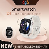 ieftine Ceasuri Smart-HC11 Ceas inteligent 1.95 inch Uita-te inteligent Bluetooth Pedometru Reamintire Apel Monitor de Activitate Compatibil cu Android iOS Dame Bărbați Standby Lung Rezistent la apă Control Media IP68