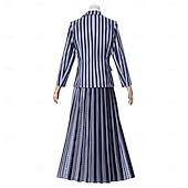 levne Klasický horor-Středa Addams Addamsova rodina středa Kostým Školní uniforma Krásné šaty cosplay Filmové kostýmy for Dámské Dospělí předvečer Všech svatých Karneval Výkon Párty Šaty