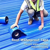 billige Byggematerialer-vanntett tape for gyllent tak - lekkasjesikker forsegling i industrikvalitet for jern og takflater - 1 stk. vanntett membran for bobiltak
