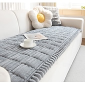 お買い得  ペット用ソファカバー-コーデュロイソファクッション、秋冬用プラッシュシートパッド、現代的なミニマリストの滑り止めレザーソファカバー、スリップカバー保護具