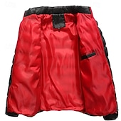 abordables Plumas y parkas de hombre-Hombre Abrigo de invierno Chaqueta acolchada Bolsillo Algodón Vacaciones Ropa Cotidiana Cita Regular Moda Casual Cómodo Mantiene abrigado Invierno Color sólido/liso Negro Rojo Azul Real Azul Oscuro