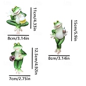 halpa Patsaat-hartsi roikkuu sammakkohahmo hauska juova sammakko juo olutta pullot patsas kukkaruukku halaaja koriste kotiin puutarha-aita patio piha sisustus