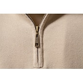 baratos Suéteres e Cardigans Elite Masculinos-Homens Pulôver Tricotar Tops regulares Half Zip Listas Tecido Colarinho Clerical Legal Pulôver Escola Férias Roupa Primavera Outono Preto Azul Marinho Escuro S M L