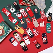 cheap Advent Calendar-Christmas Socks Advent Calendar 2025 Women Adult Kids Xmas Gift Sock Advent Calendar Girls Boys 12 Pairs Christmas Socks